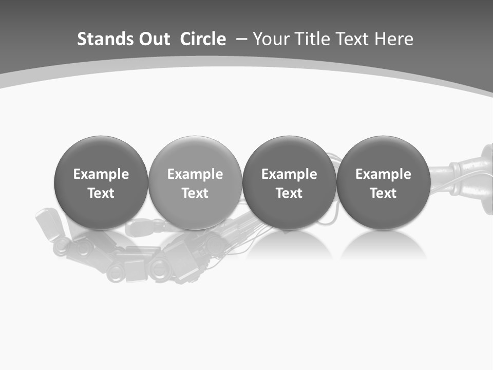 Computer Animal Finger Prosthetic PowerPoint Template