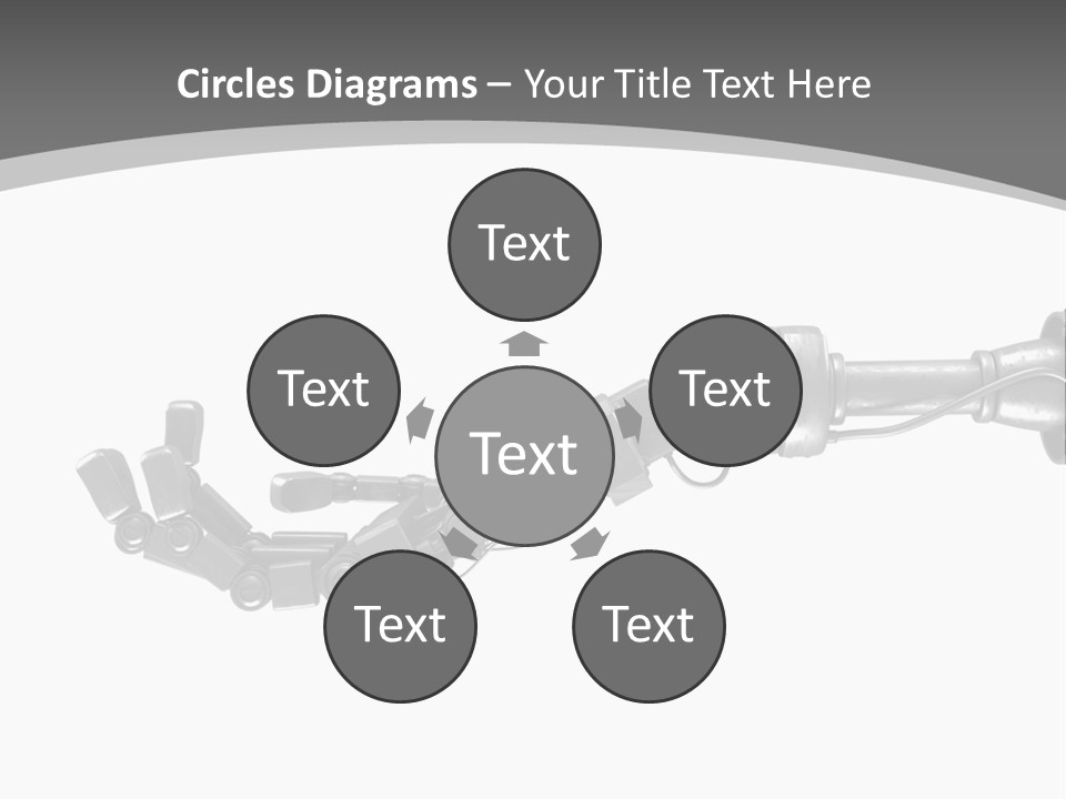 Computer Animal Finger Prosthetic PowerPoint Template