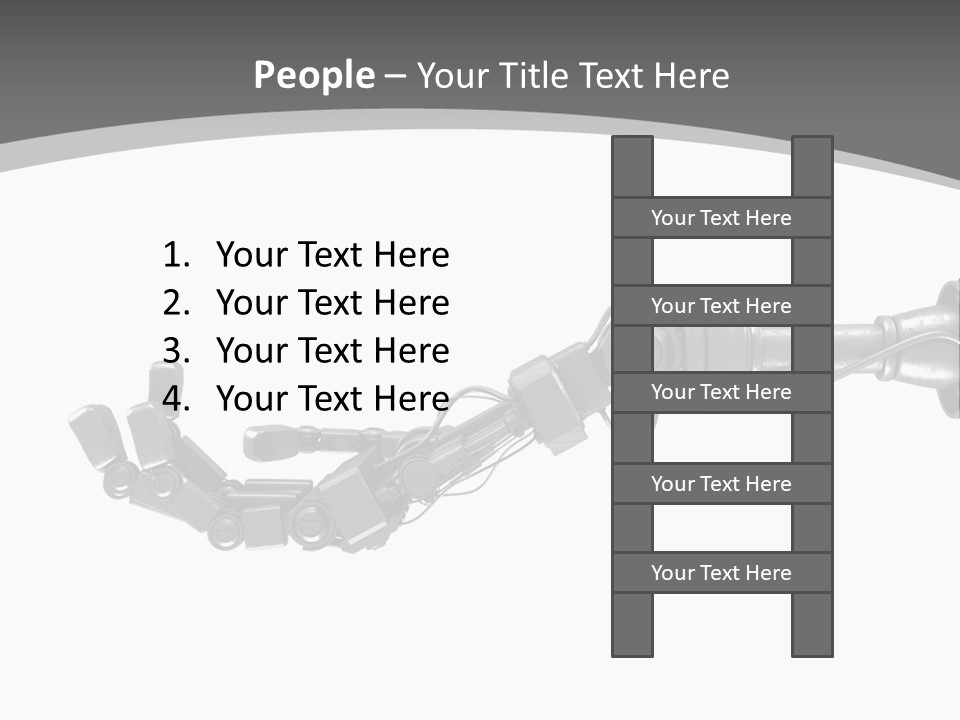 Computer Animal Finger Prosthetic PowerPoint Template