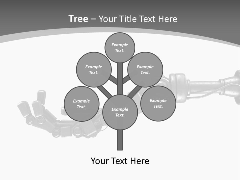 Computer Animal Finger Prosthetic PowerPoint Template