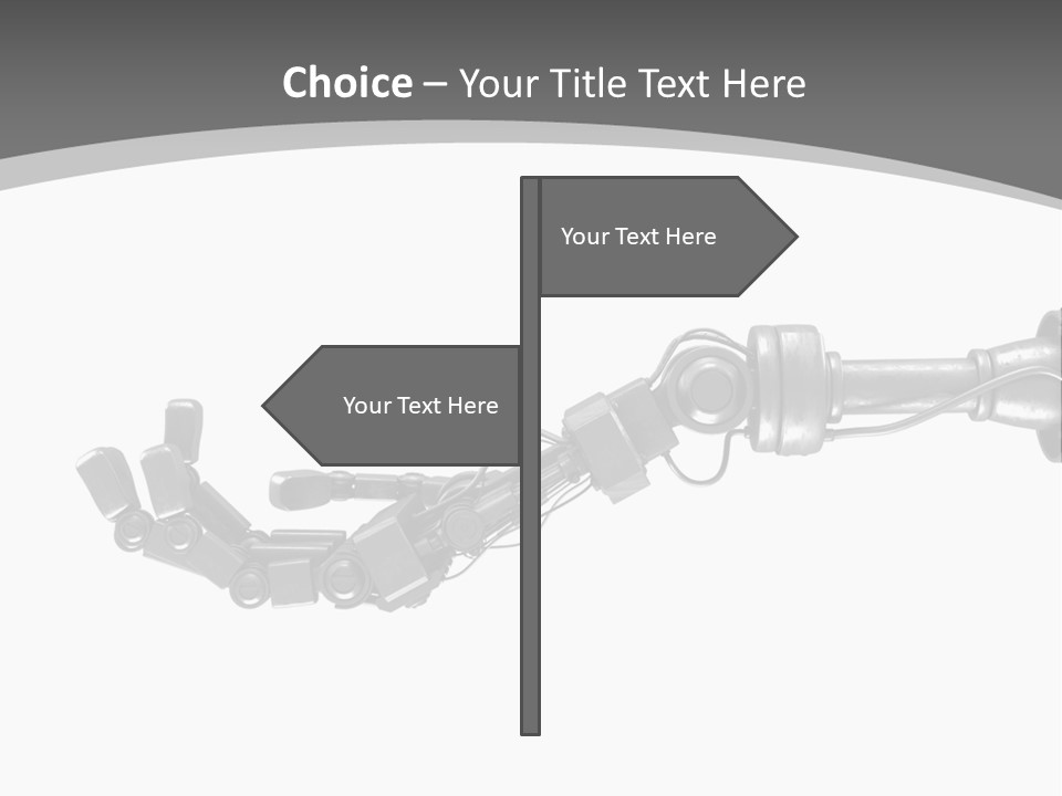 Computer Animal Finger Prosthetic PowerPoint Template