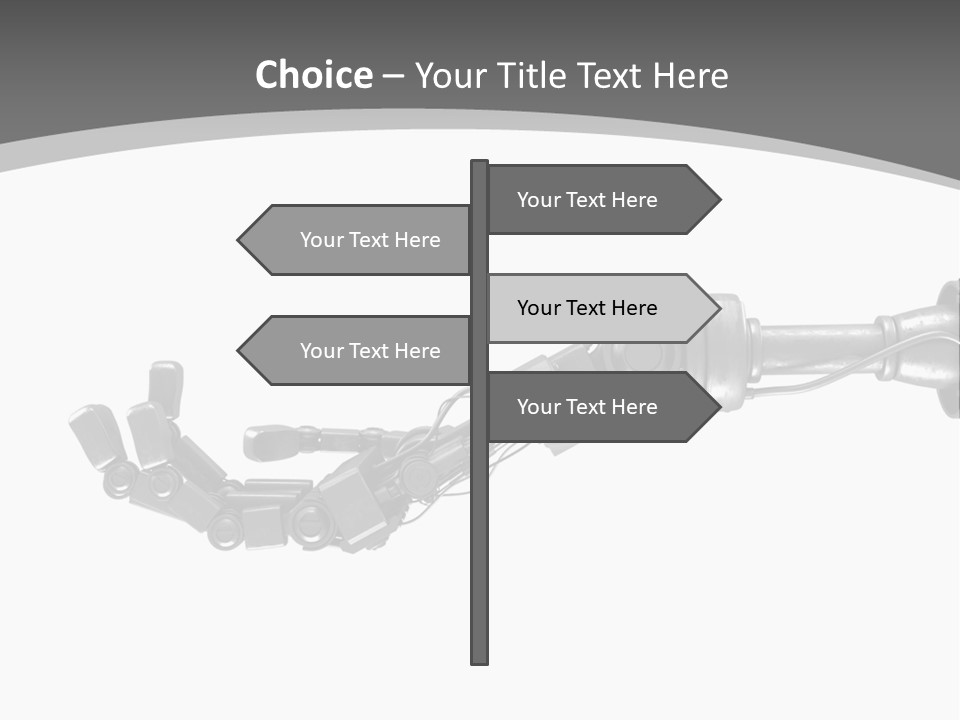 Computer Animal Finger Prosthetic PowerPoint Template