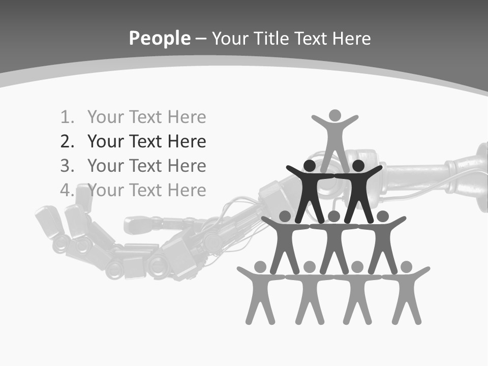 Computer Animal Finger Prosthetic PowerPoint Template