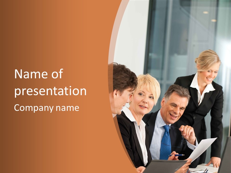 Expertise Manager Profession PowerPoint Template