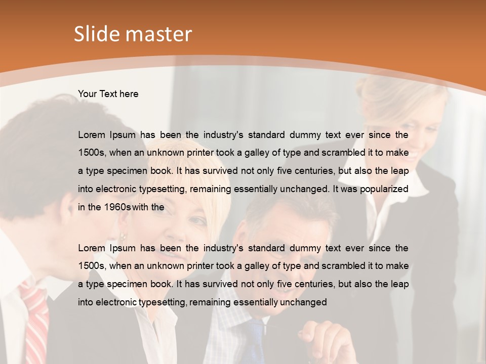 Expertise Manager Profession PowerPoint Template