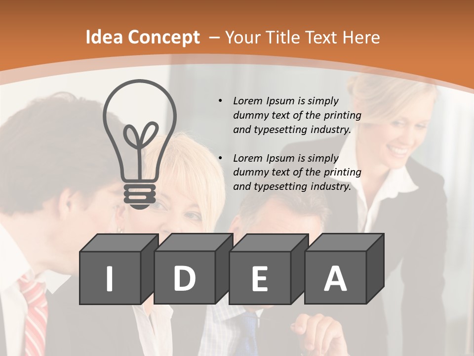 Expertise Manager Profession PowerPoint Template