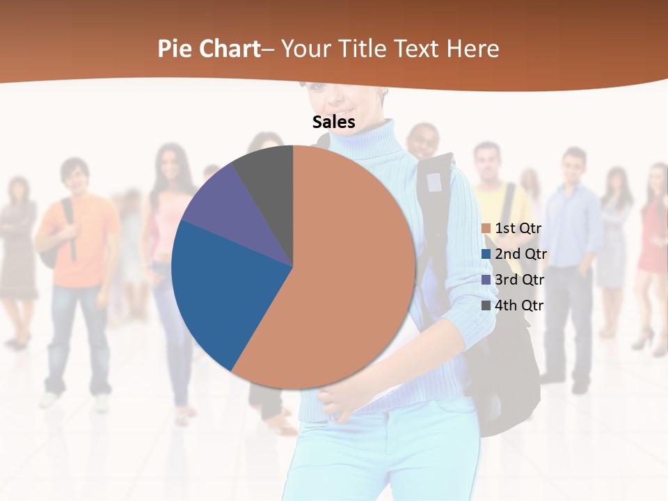 Student Men Girl PowerPoint Template