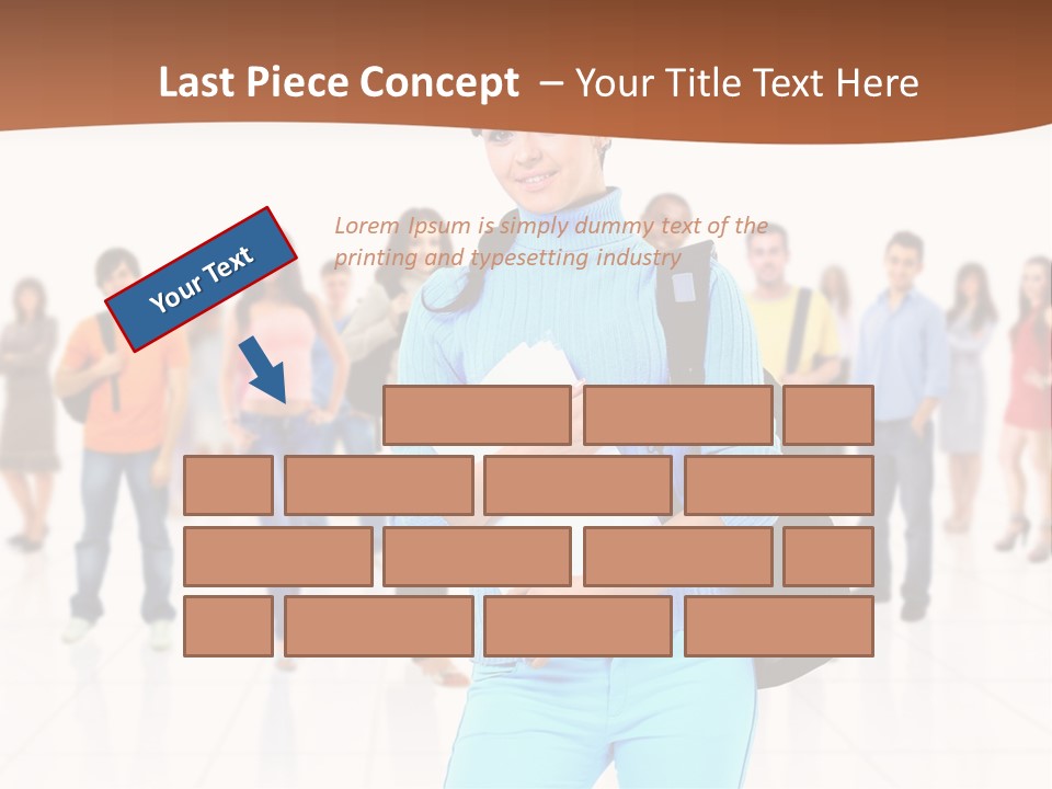 Student Men Girl PowerPoint Template