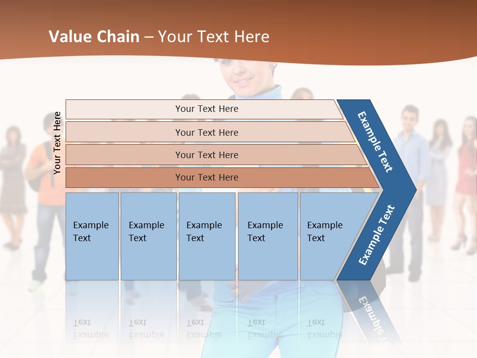 Student Men Girl PowerPoint Template