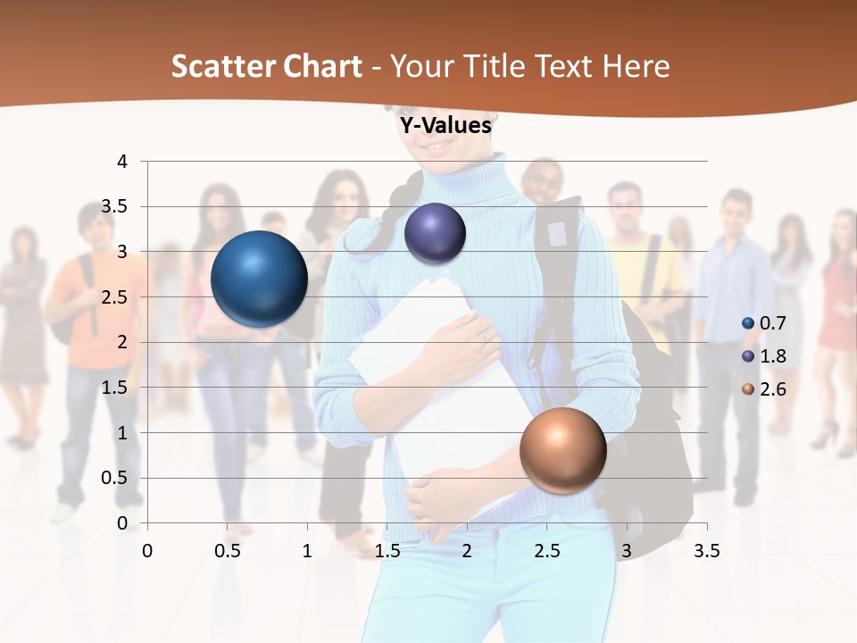 Student Men Girl PowerPoint Template