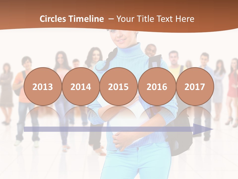 Student Men Girl PowerPoint Template