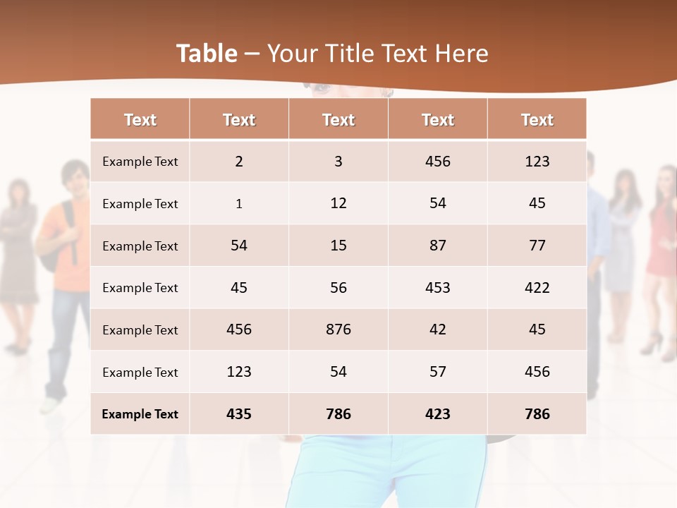 Student Men Girl PowerPoint Template