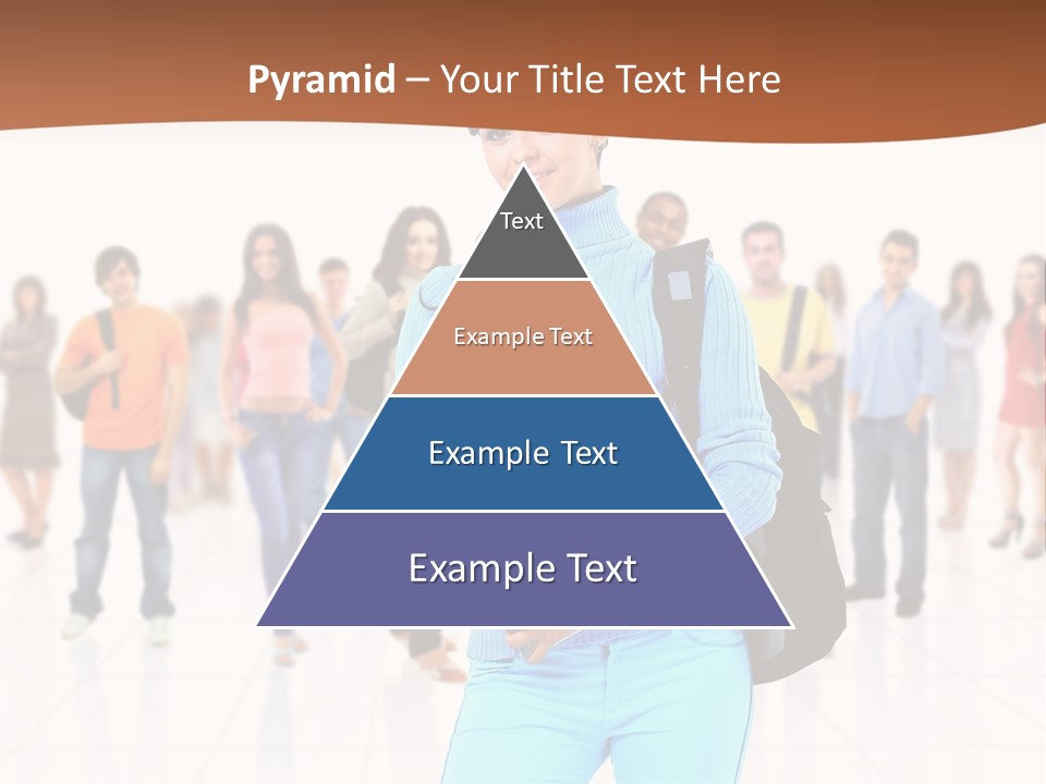 Student Men Girl PowerPoint Template