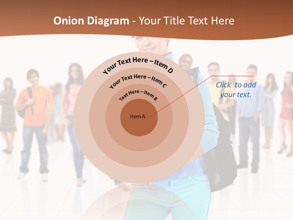 Student Men Girl PowerPoint Template