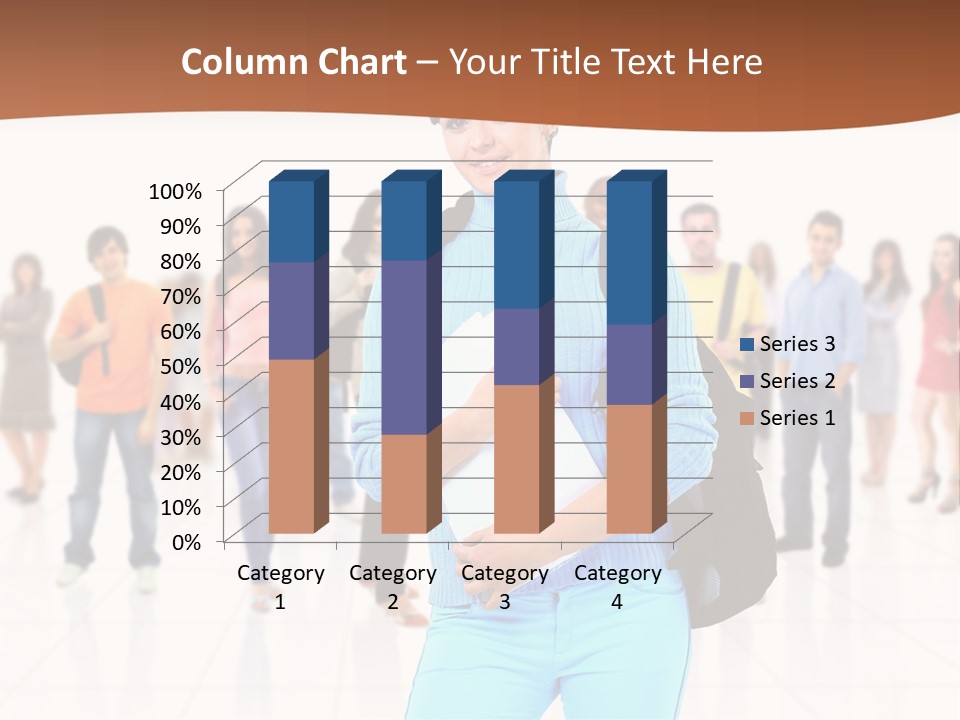 Student Men Girl PowerPoint Template