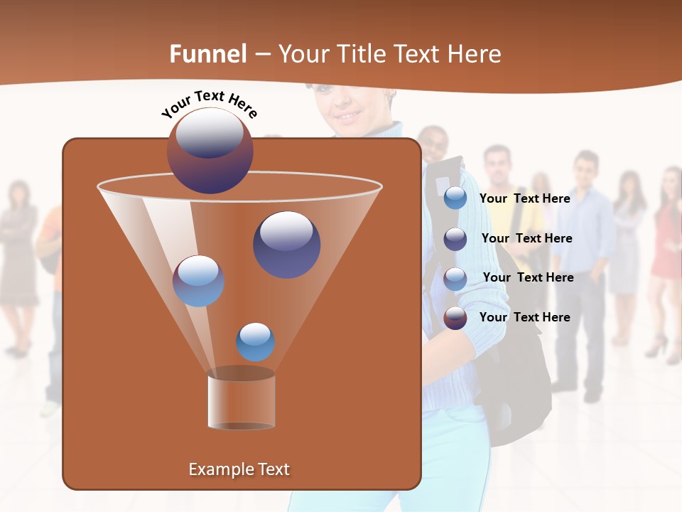 Student Men Girl PowerPoint Template