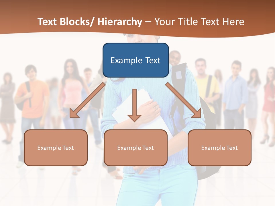 Student Men Girl PowerPoint Template