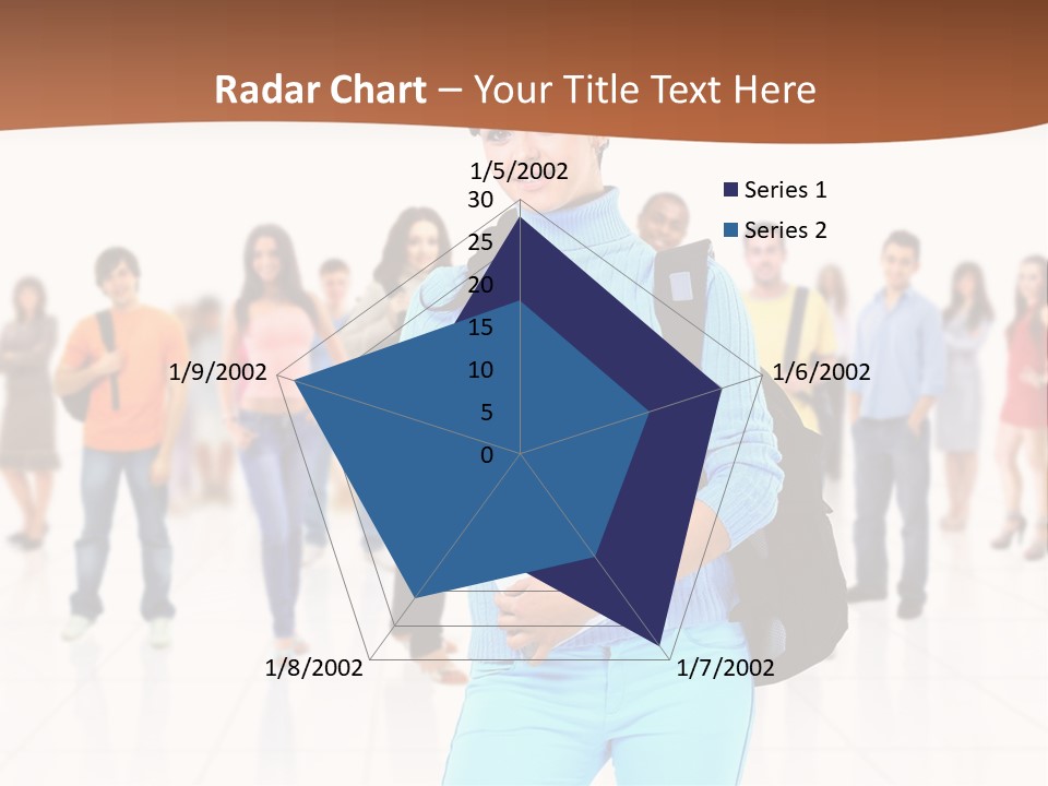 Student Men Girl PowerPoint Template