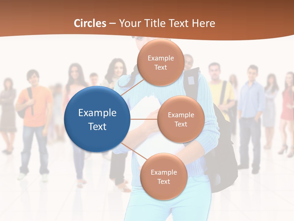 Student Men Girl PowerPoint Template