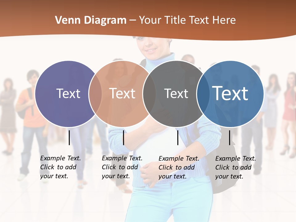 Student Men Girl PowerPoint Template