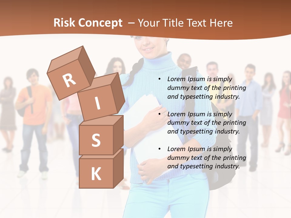 Student Men Girl PowerPoint Template