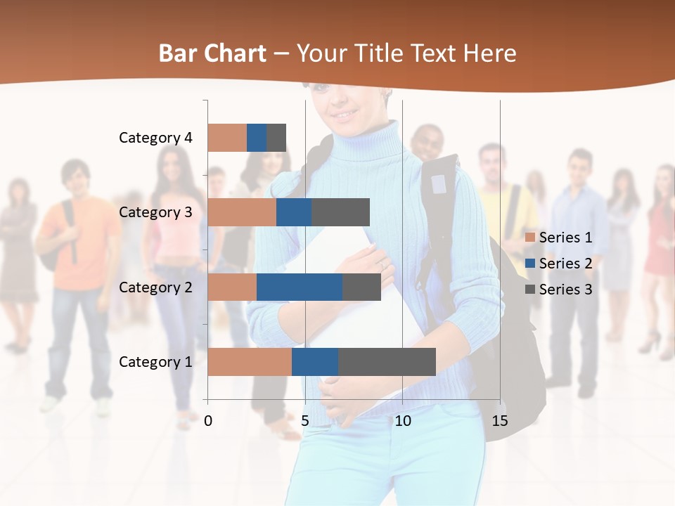 Student Men Girl PowerPoint Template