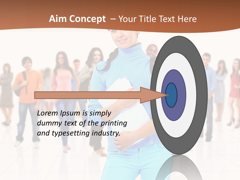 Student Men Girl PowerPoint Template