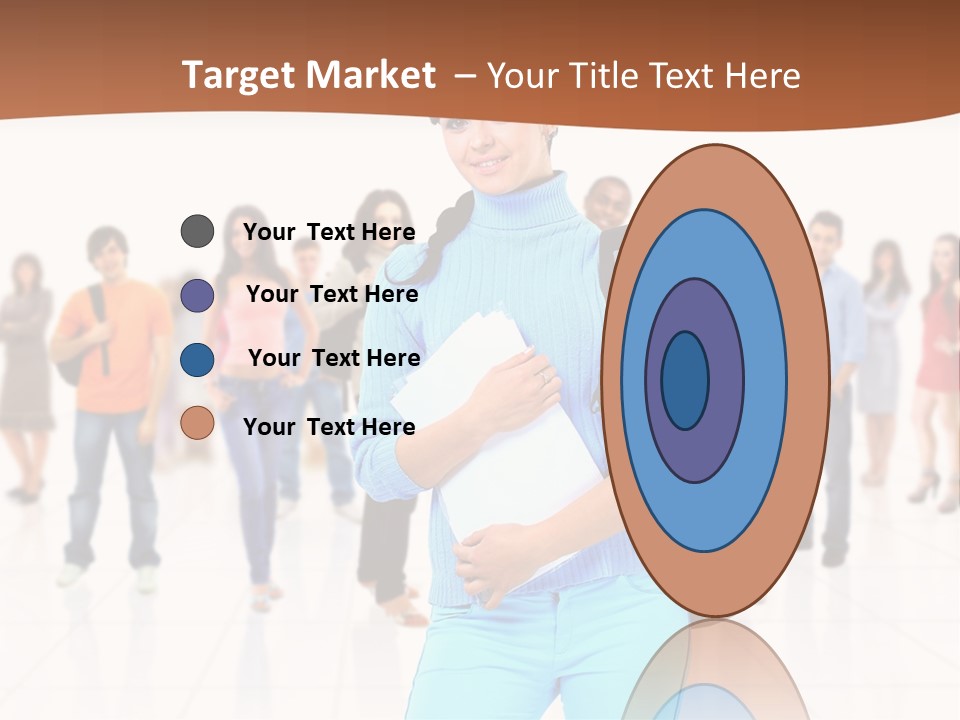 Student Men Girl PowerPoint Template