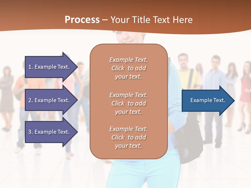 Student Men Girl PowerPoint Template
