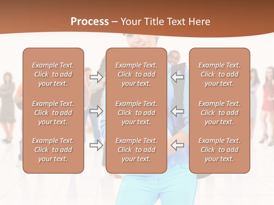Student Men Girl PowerPoint Template