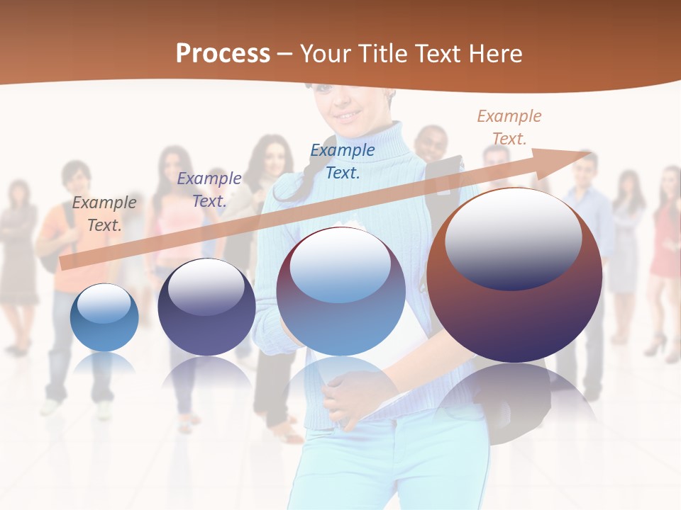 Student Men Girl PowerPoint Template