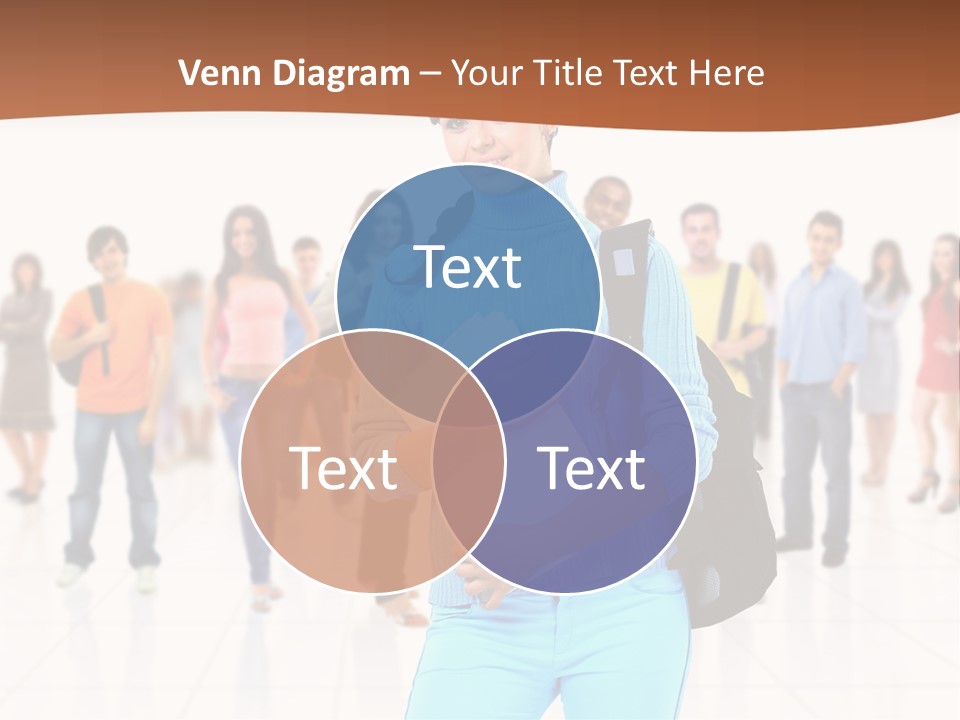 Student Men Girl PowerPoint Template