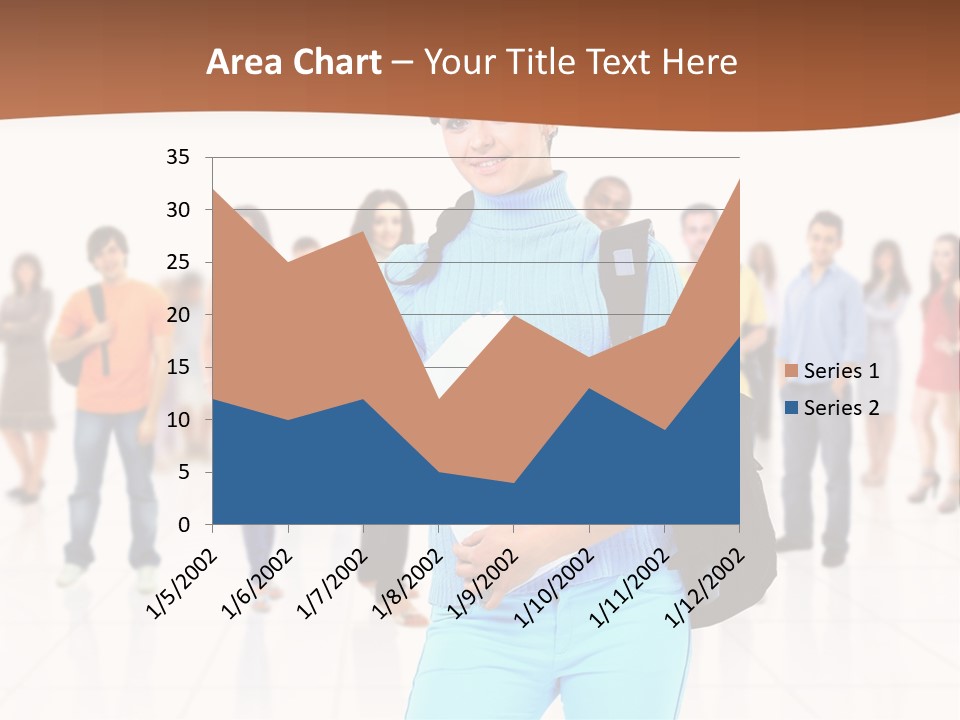 Student Men Girl PowerPoint Template