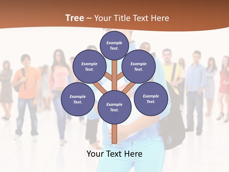 Student Men Girl PowerPoint Template