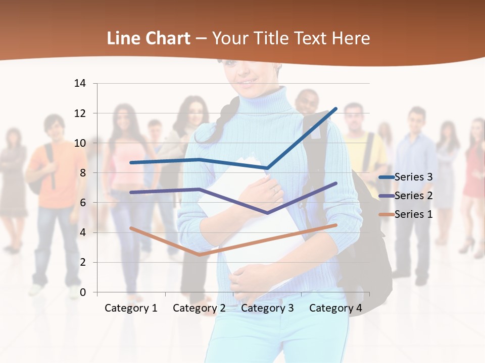 Student Men Girl PowerPoint Template