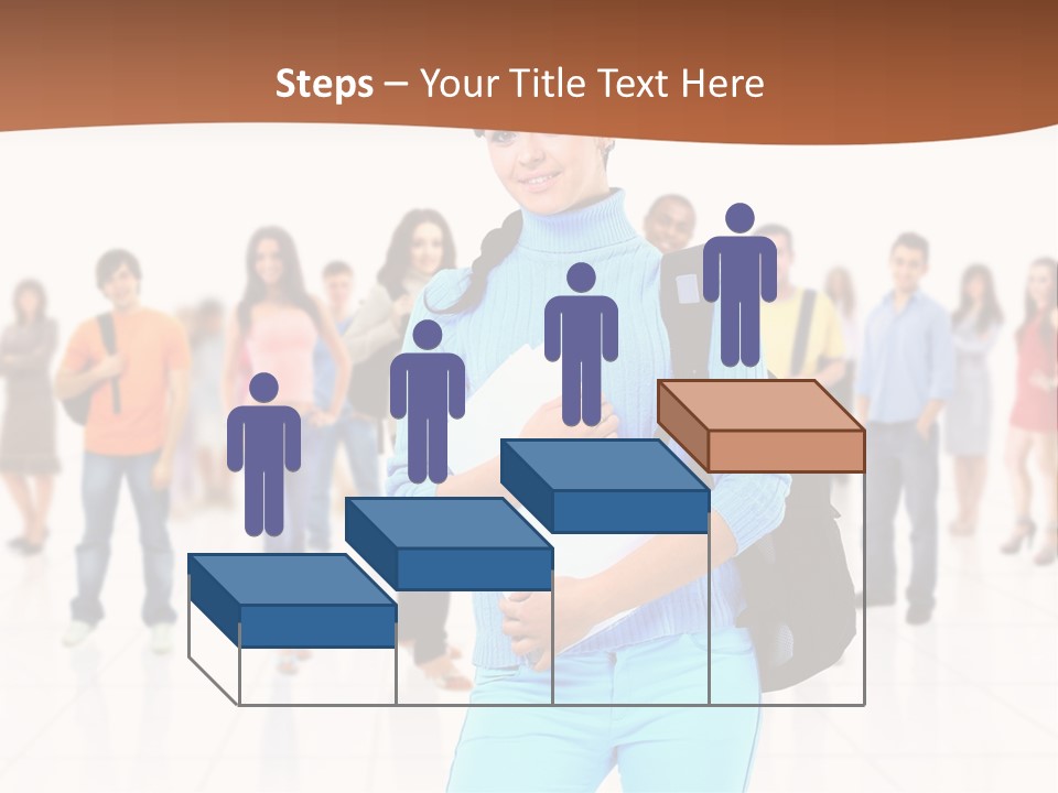 Student Men Girl PowerPoint Template