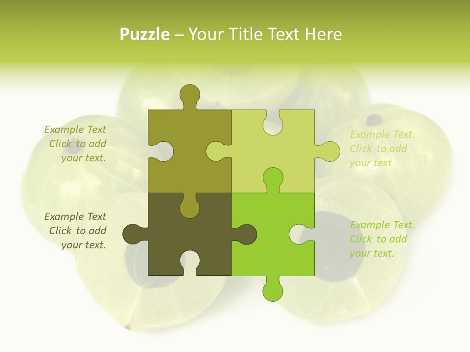 Herbal Yellow Selective PowerPoint Template