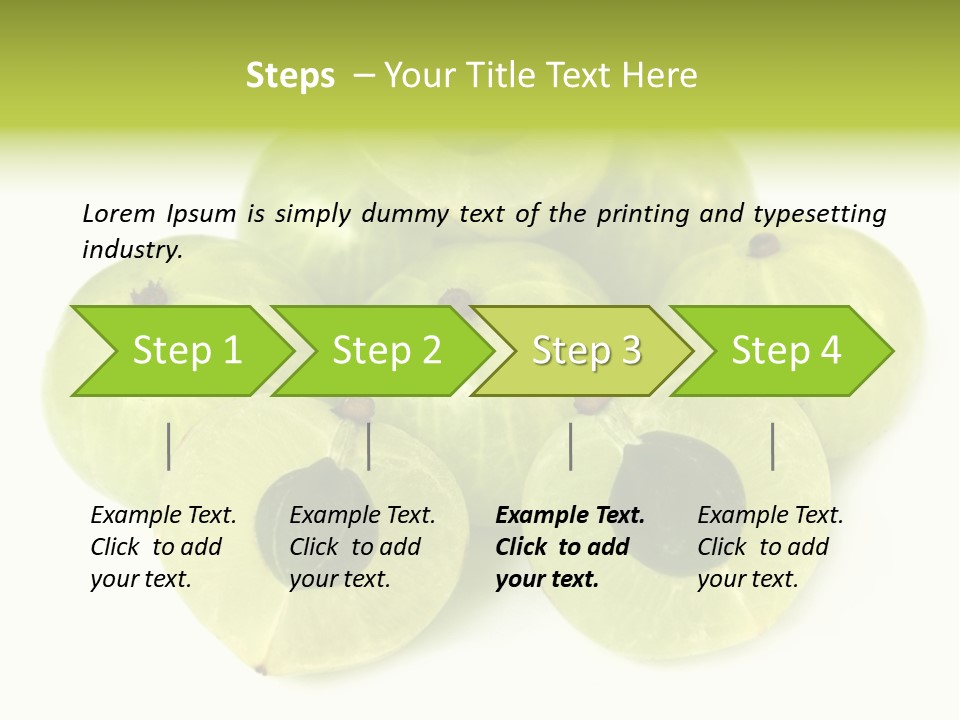 Herbal Yellow Selective PowerPoint Template