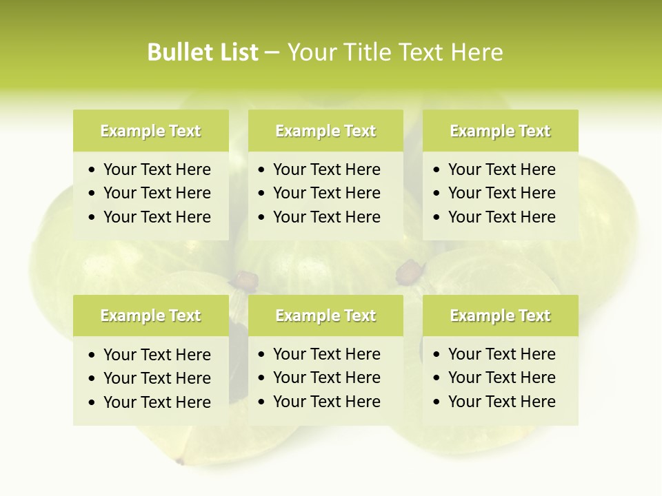 Herbal Yellow Selective PowerPoint Template