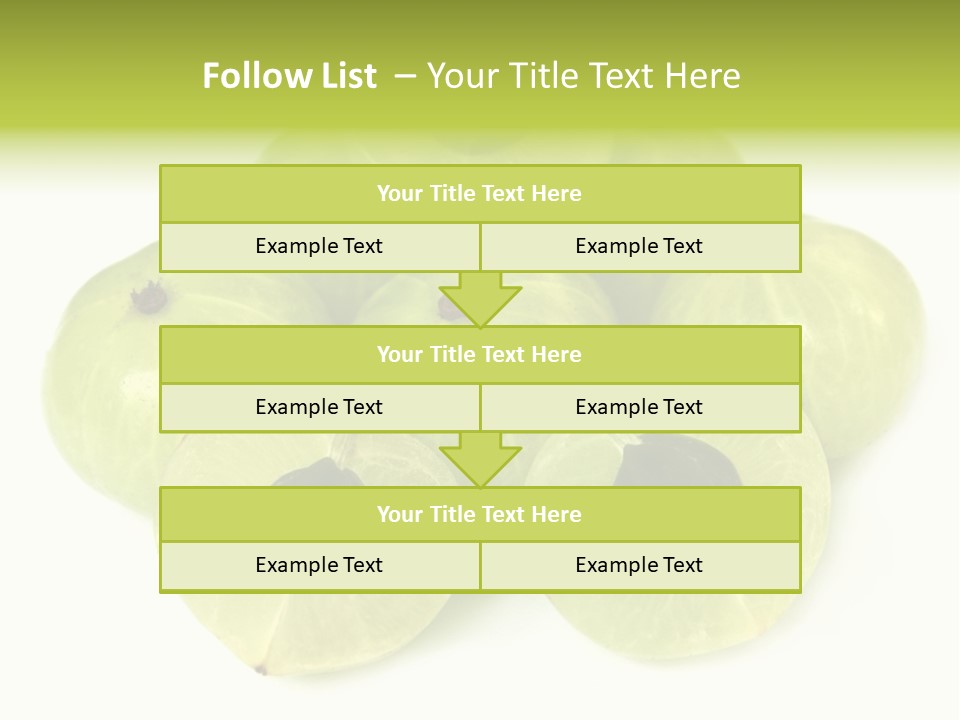 Herbal Yellow Selective PowerPoint Template