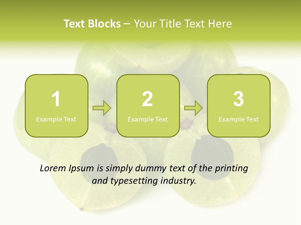 Herbal Yellow Selective PowerPoint Template