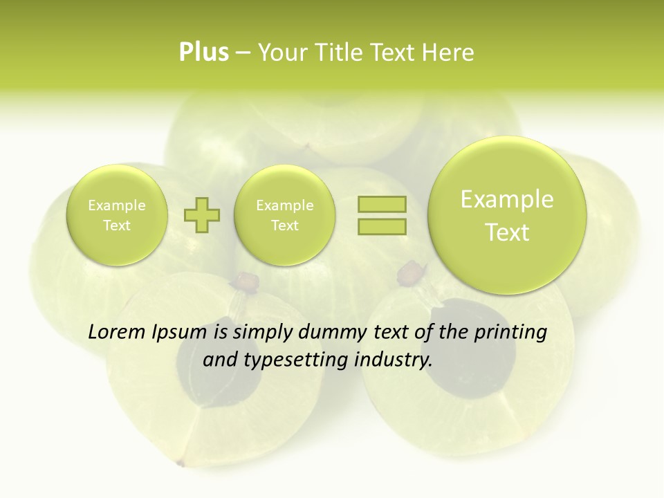 Herbal Yellow Selective PowerPoint Template