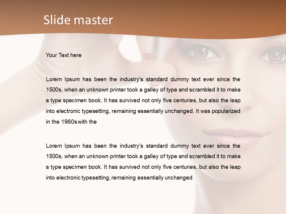 Eyes Person Face PowerPoint Template