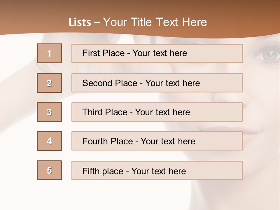 Eyes Person Face PowerPoint Template