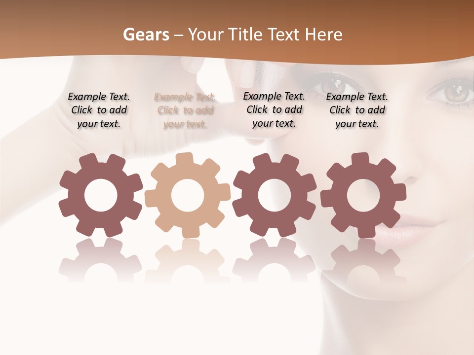 Eyes Person Face PowerPoint Template