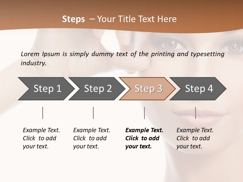 Eyes Person Face PowerPoint Template