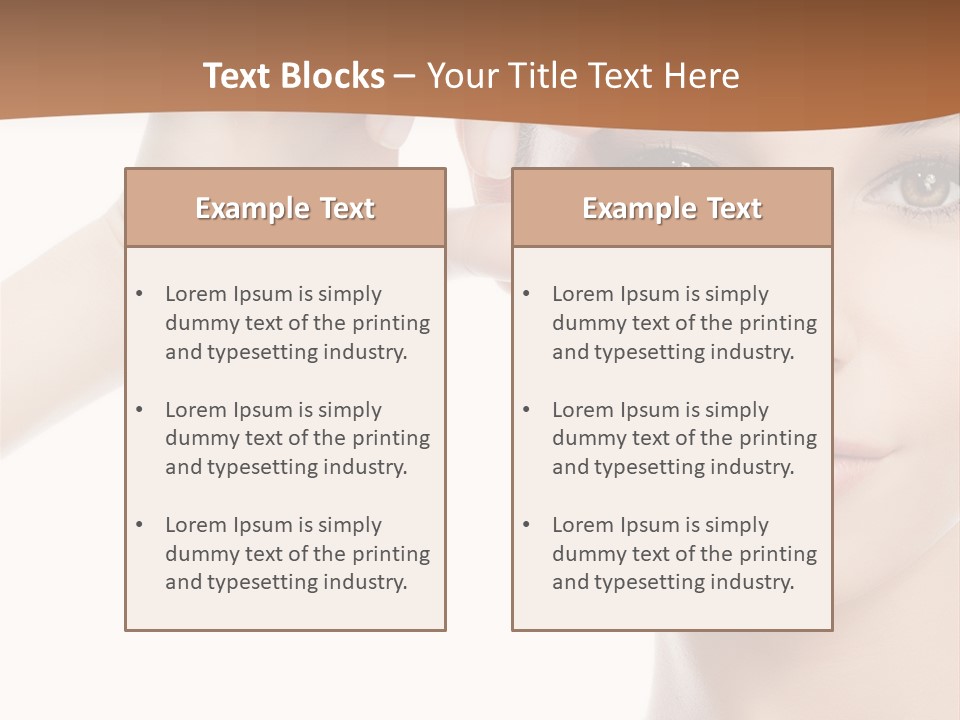 Eyes Person Face PowerPoint Template
