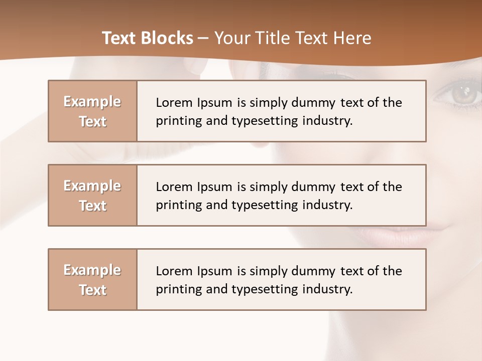Eyes Person Face PowerPoint Template