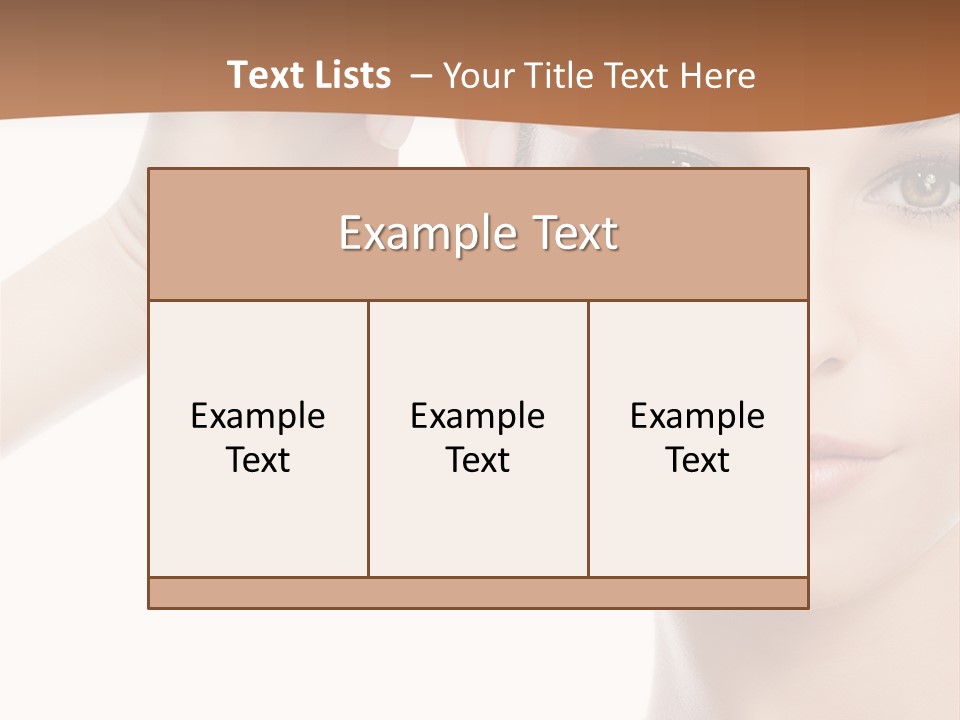 Eyes Person Face PowerPoint Template