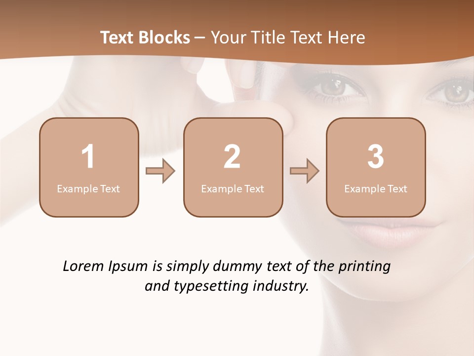 Eyes Person Face PowerPoint Template